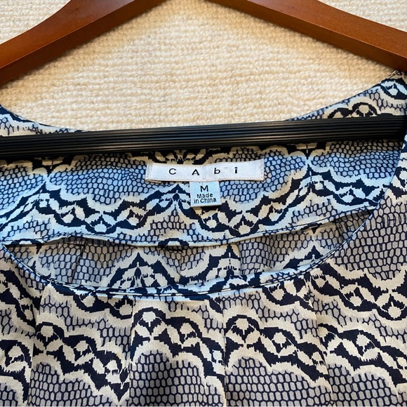 Cabi 100% Silk Tunic Blouse - Picture 12 of 14